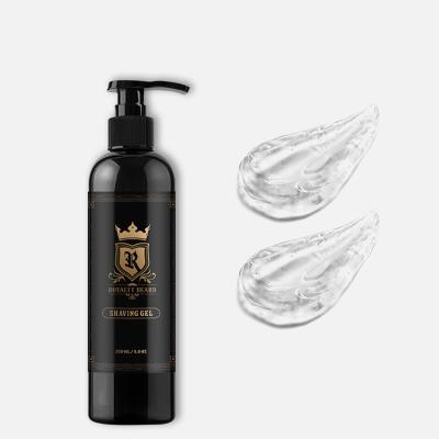 China Men's Gentle Natural Beard Care Grooming Shaving Cream Mens Beard Shaving Gel Custom Label for sale