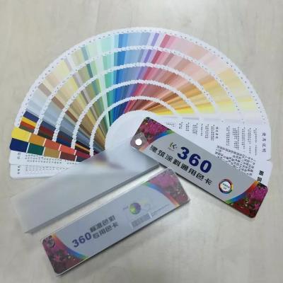 China Architecture / Painting Small MOQ Customized Design Fan Deck Color Sample Card Architectural Color Samples Fan Deck for sale