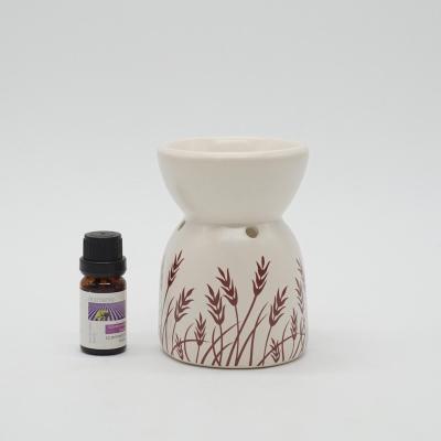 China AROMATIC Cheap Promotional Stylish White Ceramic Oil Burner Scent Diffuser Holder for sale