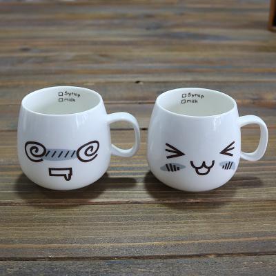 China Wholesale Viable Different Smile Faces Coffee Cup Breakfast Mug for sale