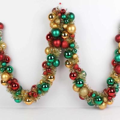 China Christmas display hot sales decorativeChristmas ball wreath for sale