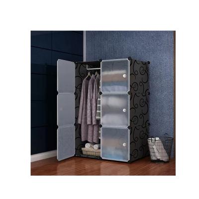 China Foldable Wardrobe (Other) DIY Wardrobe Adjustable High Quality Cloth Bedroom Cloth Folding Storage for sale