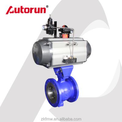 China General v-type regulatory ball valve, pneumatic v-type ball valve for sale