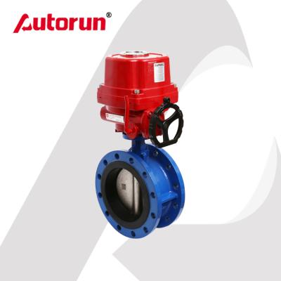 China General flange explosion proof autorun motorized eccentric butterfly valve for sale for sale