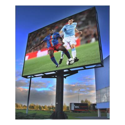 China Outdoor Roadside Led Street Sign Fixed Installation Full Color Video Led Display P6 for sale