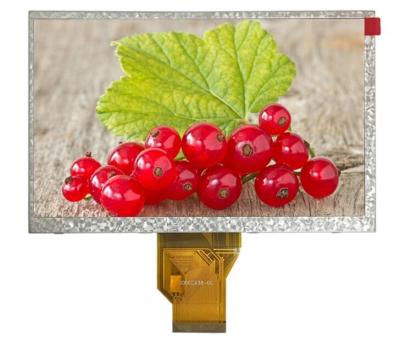 China 7 Inch 800x480 RGB Interface TFT LCD Panel With 7 High Brightness for sale