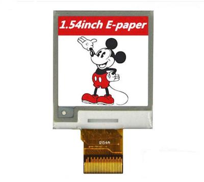 China 1.54 Inch E-ink Display 200x200 E-paper Display Black White And Red Color 1.54 for sale