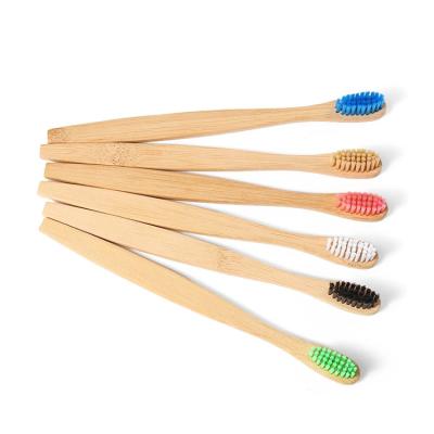 China Eco disposable bamboo toothbrush supplier friednly packaging with box toothbrush bamboo for sale