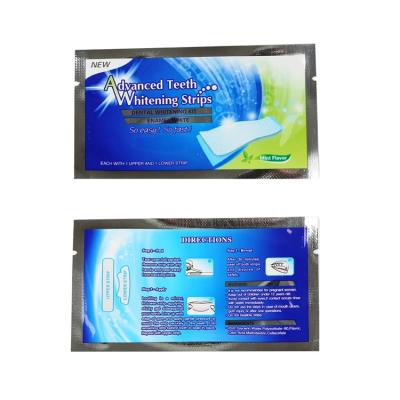 China Daily Home Private Label Natural Ingredients On Strips 6% Peroxide Teeth Whitening Strips for sale