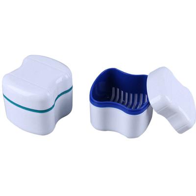 China Easy to carry and contain china net high quality dental custom logo dental filter case orthodontic denture plastic box for sale