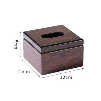 China Simple Style Suppliers Manufacture Natural Bamboo Wooden Tissue Square Boxes for sale