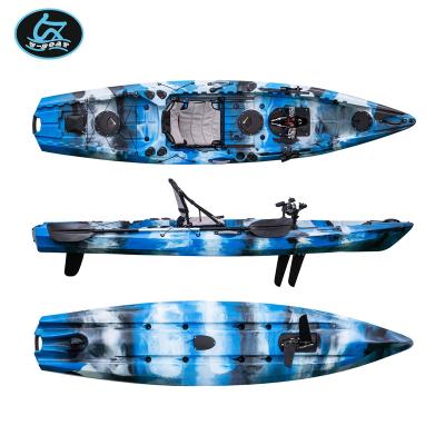 China Fishing Fun Leisure U-Boat 12ft Pedal Drive Kayak Normal Chinese Fishing Kayak For Sale - K11 for sale