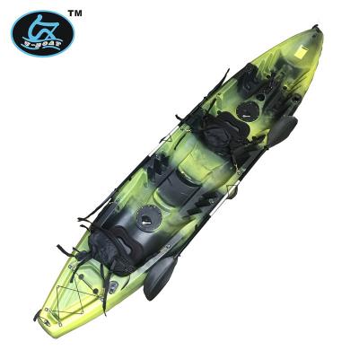 China LLDPE U-Boat 2019 New Design Sit On Top 4 Person Fishing Kayak /4 Seat Kayak Boat for sale