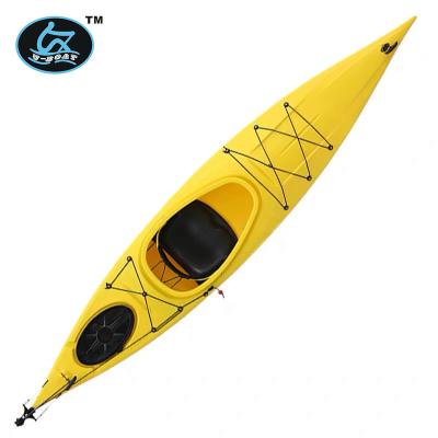 China LLDPE Sit In Recreational Touring Single Kayak with Adjustable Footrest for sale