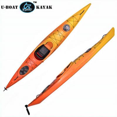 China 2017 LLDPE single ocean kayak, sale china sea kayak UB-07 for sale