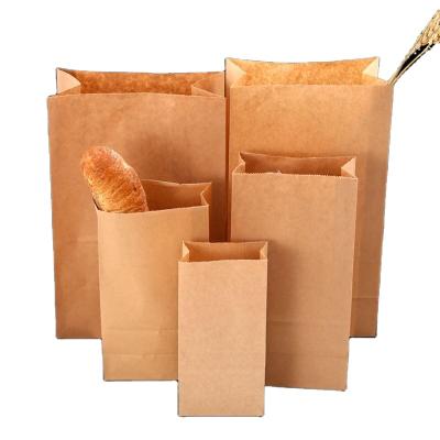 China Materials Customized Recycled Paper Bread Bags High Quantity Food Packaging Bag Paper Bags For Bakery for sale