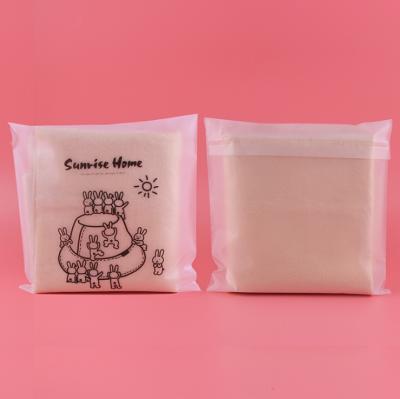 China Customized Soft Cpe BIODEGRADABLE Plastic Bag Frosted Plastic Bag For Hoodie And Sweatpants Packaging for sale