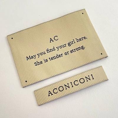 China Custom Woven Labels Best Quality Washable Clothing Labels Custom Woven Labels for sale