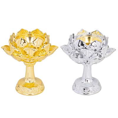 China Arabian  incense 2023 Hot Sale New Exquisite Arabian Incense Burner  Saudi style luxury gold and silver Lotus type Incense censer for sale