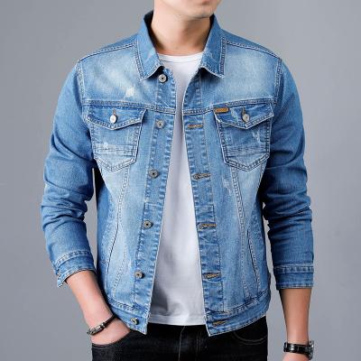 China Breathable Casual Fashion Cotton Thin Washed Jeans Coat Male Clothing Mens Brand Denim Jacket Bomber Jacket For Men for sale