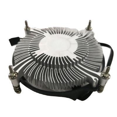 China Computer case 1u cpu cooler for INTEL lga775 lga 1155 1156 1150 computer cpu aluminum copper heatsink cooler fans for sale