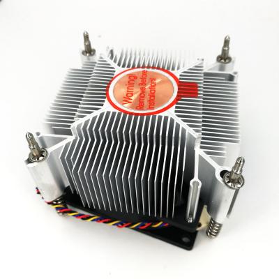 China Computer Case CPU Cooler For INTEL 1155 Cooler Computer CPU Aluminum Copper Heatsink Fan 1150 1200 1156 1151 4Pin for sale