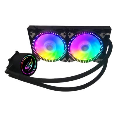 China Computer Case LGA 17001200 PC Case Cooling LED Lights Fan Liquid Cpu Fan For Unit Air Cooling Fan Cpu Water Cooler AMD Intel RGB processing powerhouse for sale