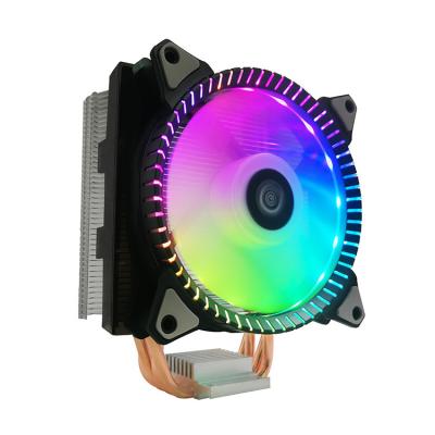 China Aluminum Computer Case LGA1700 1200 Computer Cooler Pwm 4 Pin Pc Cpu Cooler 6 Heat Pipe Cooler for sale