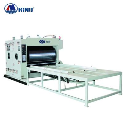 China Hot Selling Corrugated Cardboard Box Making HRT Corrugated Cardboard Chain Drive Feeding Longway Board Large Large Roll Flexo Printer Printing Machine Printing for sale