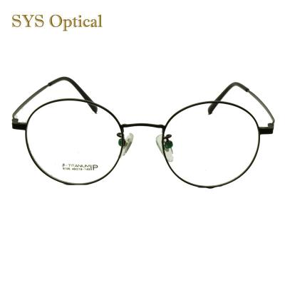 China Reading And More Beta New Model Titanium Eyewear Frame , Glasses Retro Small Size Frame for sale