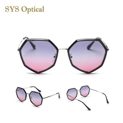 China Women Sunglasses Wholesale Custom Logo Color Polarized Irregular Sunglasses Fashion Women Sunglasses for sale