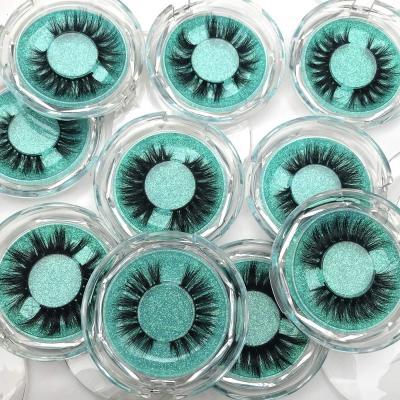 China Wholesale Natural Double 3D Volume False Eyelashes Thick Russian Silk Mink Fake Premium Synthetic False Eyelashes Manufacturer for sale