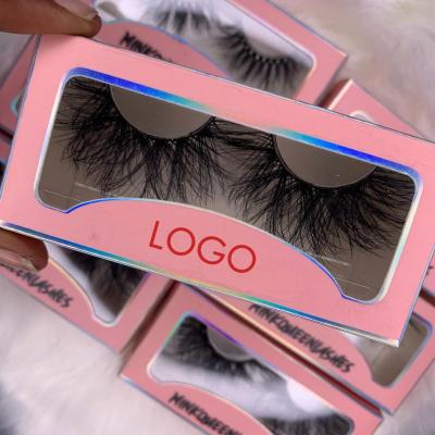 China Wholesale bulk seller 3d eyelashes 3d eyelashes 25mm thick mink eyelash lashbeauty with packing box for sale