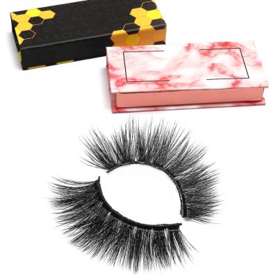 China Natural soft unique style eyelash silk wavy 3d private label whips lashes to make your own strip for sale