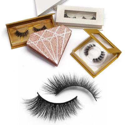 China Wholesale natural soft 3d lashes private label false eyelashes mink for sale