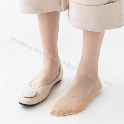 China QUICK DRY Women's Anti Slip Silicone Stockings Cut Invisible Socks For Summer for sale