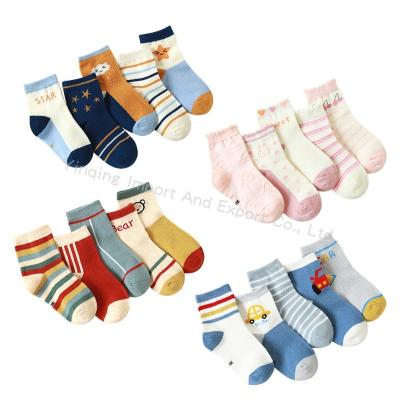 China High Quality Breathable Baby Socks For Kids Autumn And Winter New Design Cute Cartoon Socks Baby Socks for sale