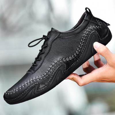 China New Type Men Massage Bargain Price Casual Genuine Leather Shoes for sale