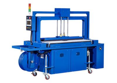 China Fully Automatic High Speed Strapping Machine With Power Roller Table / Top Press for sale