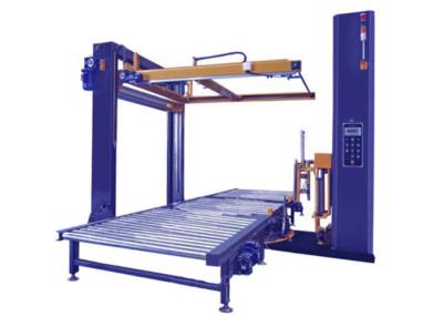 China PLC Control Robot Pallet Wrapping Machine Pallet Wrapper With Top Sheet Dispenser for sale