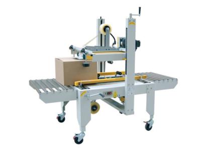 China 6kg / Cm³ Air Compressing Carton Box Sealing Machine Top And Bottom Driven Case Sealer for sale