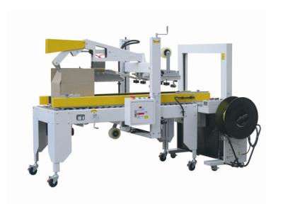 China Electrical PLC Control Carton Box Sealing Machine 6kg / Cm³ Air Compressing for sale