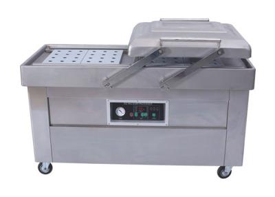 China Stainless Steel Double Chamber Automatic Vacuum Packing Machine 2.5kw Power for sale