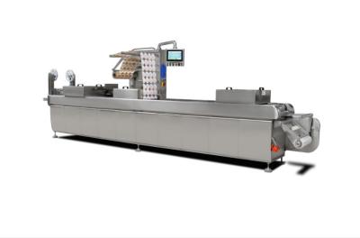 China Touch Screen Vacuum Stretch Film Wrapping Machine With Scrap Recycling System for sale