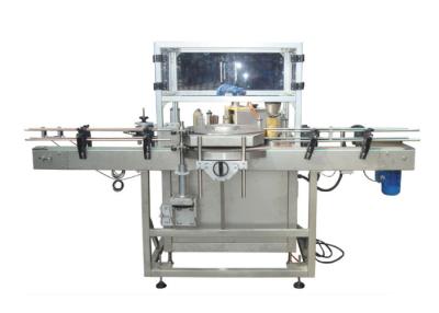 China Hot Glue Automatic Sticker Labeling Machine For Circular Bottle Easy Operation for sale