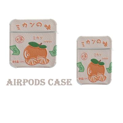 China For Orange Cute Fishing Earphone Wireless Earphone Case For Airpod pro For Apple Airpod Series 1 2 Case Cover for sale