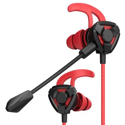 China In-Ear Game Wired Earphone 3.5mm Headphone Headsets With Mic Headphones For PS4 PUBG Volume Control 3.5mm Phone 3D Stereo Earbuds for sale