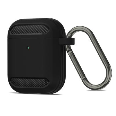 China For AirPods pro Soft TPU Shell Shockproof Carbon Cover For Airpods 1 pro case 2 for sale