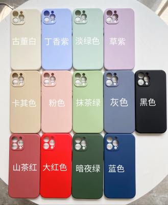 China Shockproof Silicone Cell Phones Cover Soft Touch Silky Shell Back Protective Liquid For Samsung Galaxy A22 A32 4 5G Case for sale