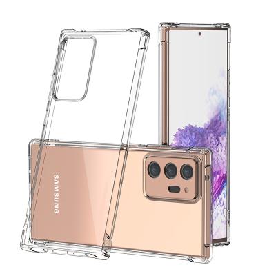 China For Samsung Note20 Mobile Phone Shell Galaxy Note 20ultra Four-corner Airbag Anti-fall Clear Silicone Sleeve 01 for sale